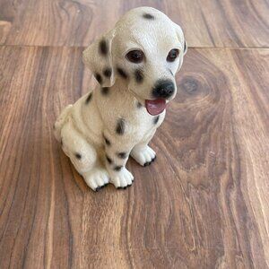 Vintage Staffordshire Spotted Whippet Dalmatian Dog Figurine Porcelain